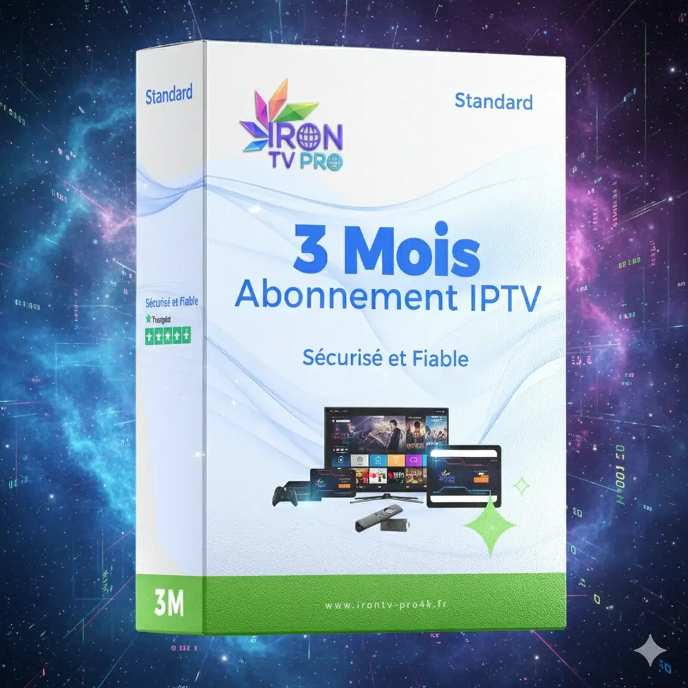 Abonnement IPTV 3 Mois Standard - IRON TV PRO Officiel - Image 2