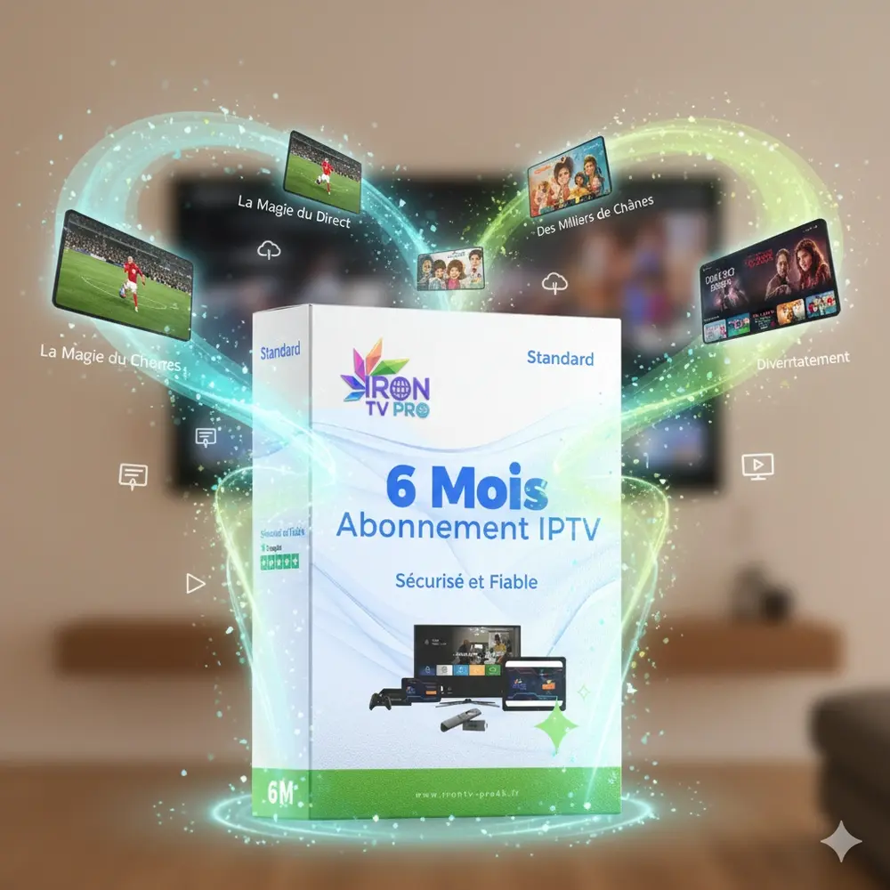 Abonnement IPTV 6 Mois Standard - IRON TV PRO Officiel - Image 2