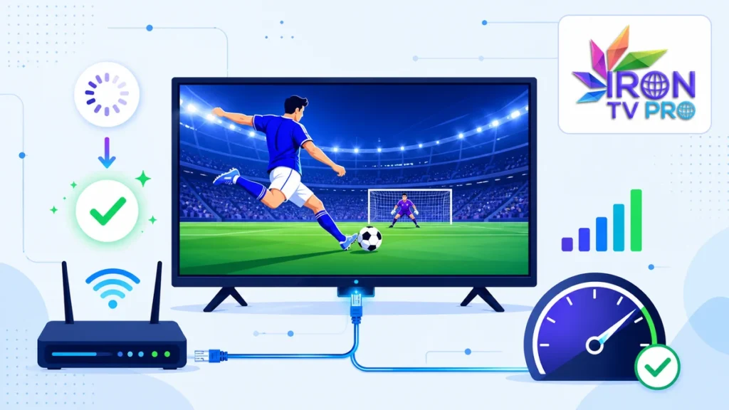 Buffering IPTV corrigé avec Ethernet, Wi-Fi, débit et lecture fluide
