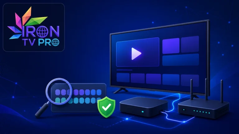 Iron TV Pro adresse MAC identification appareil réseau
