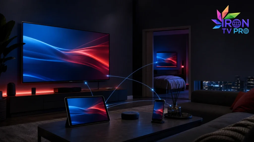 iron tv pro nombre ecrans sur plusieurs appareils